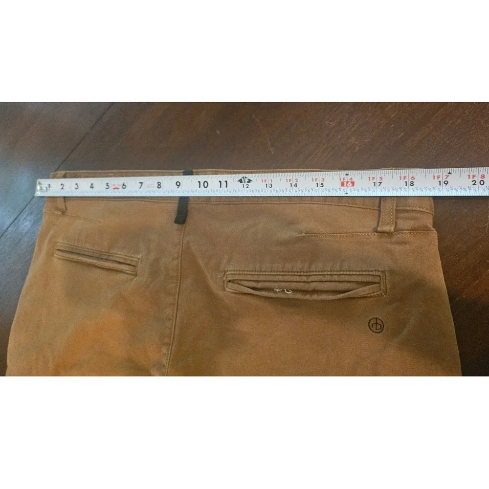 Rag & Bone Chino Shorts Mens 36 Dark Khaki Cotton Blend M1917O060DKK